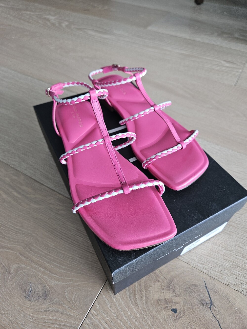 Marc Fisher Maze Pink Sandals Size 7.5